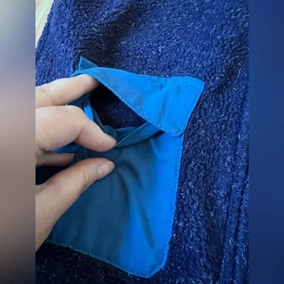 2 for $10 | Fleece Blue Adventure Vest Zip Up All in Motion Size XS (4/5) - Picture 2 of 9